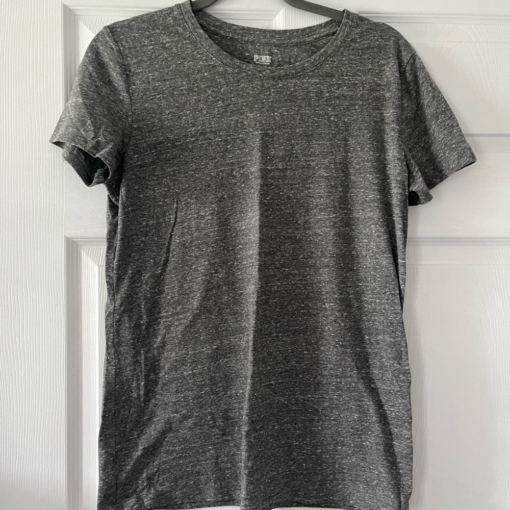 Victoria Secret Pink Heathered gray top